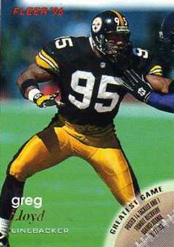 Greg Lloyd Pittsburgh Steelers 1996 Fleer NFL #110